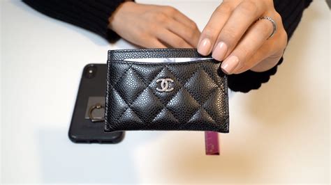 portacarte chanel|Chanel Classic Cardholder Review .